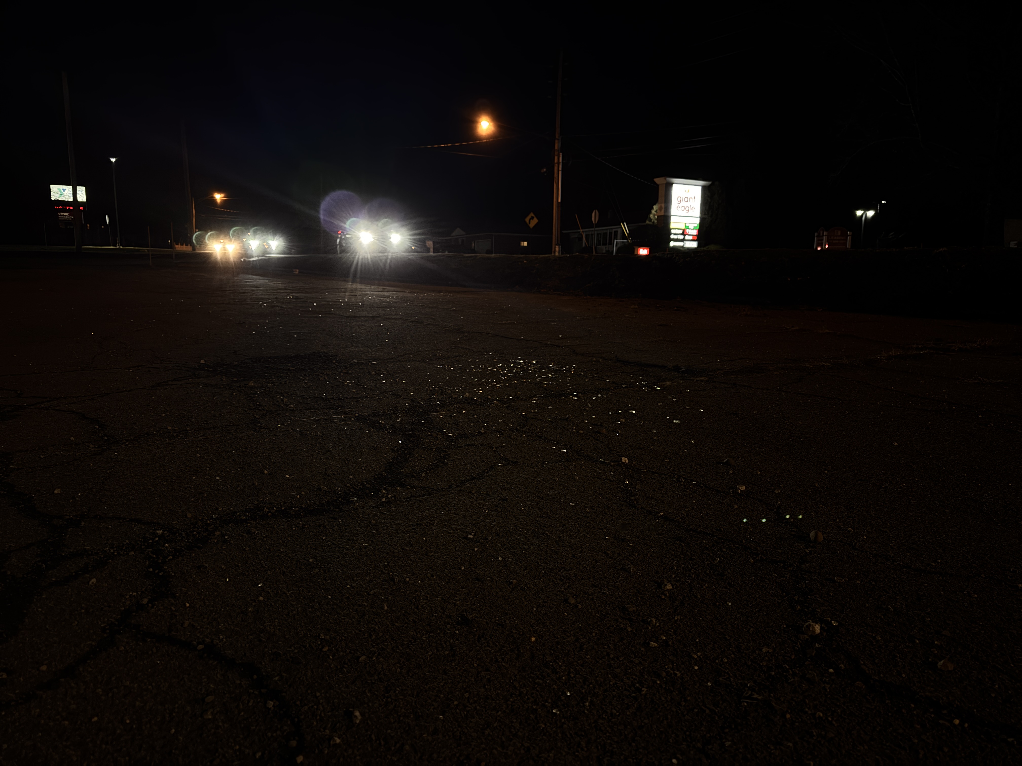 A Road Shining Through Broken Glass